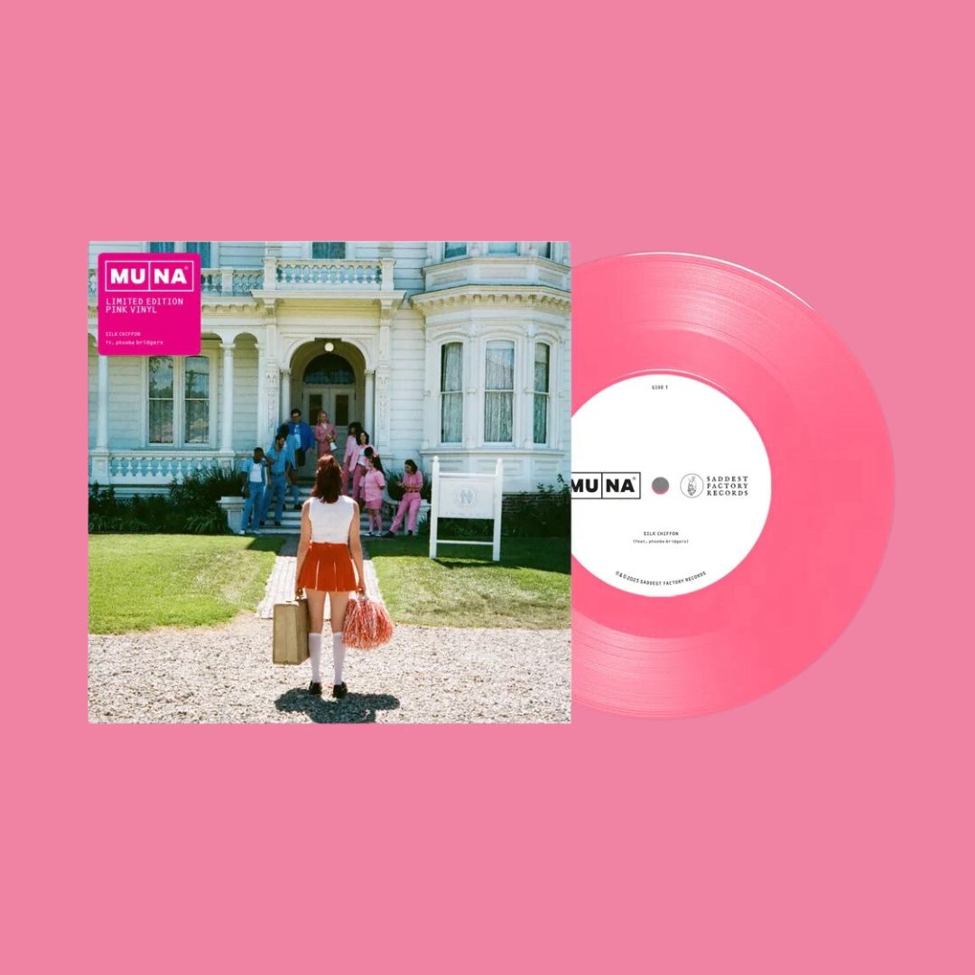 MUNA & Phoebe Bridgers/Silk Chiffon (Pink Vinyl) [7] – Taz Records