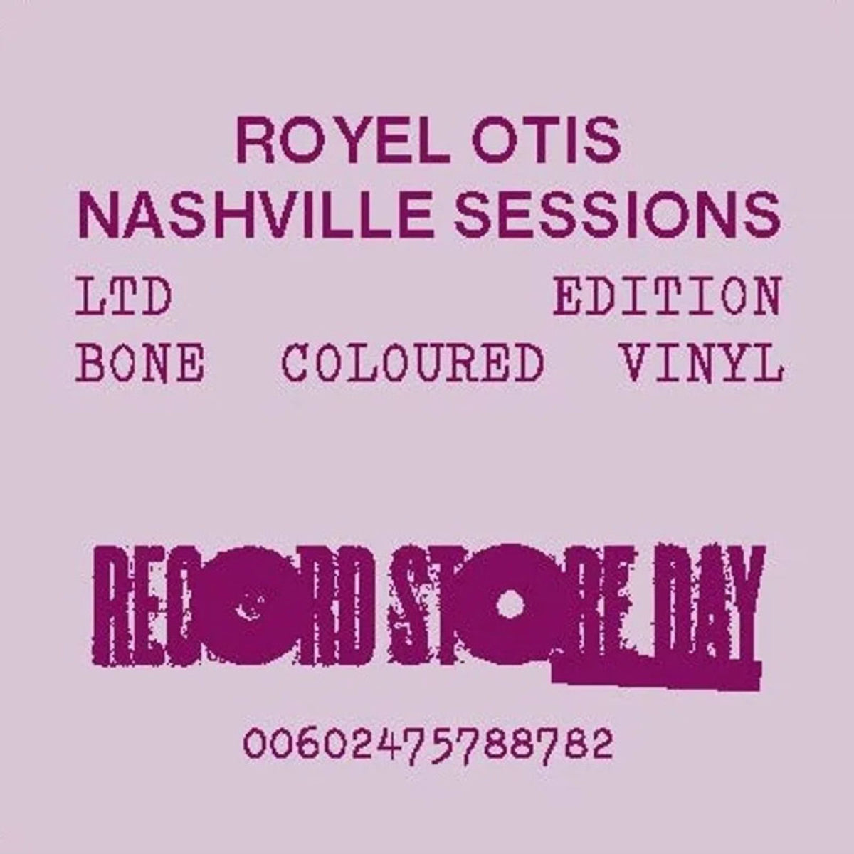 Nashville Sessions (Bone Coloured 10 Inch) RSD 2025