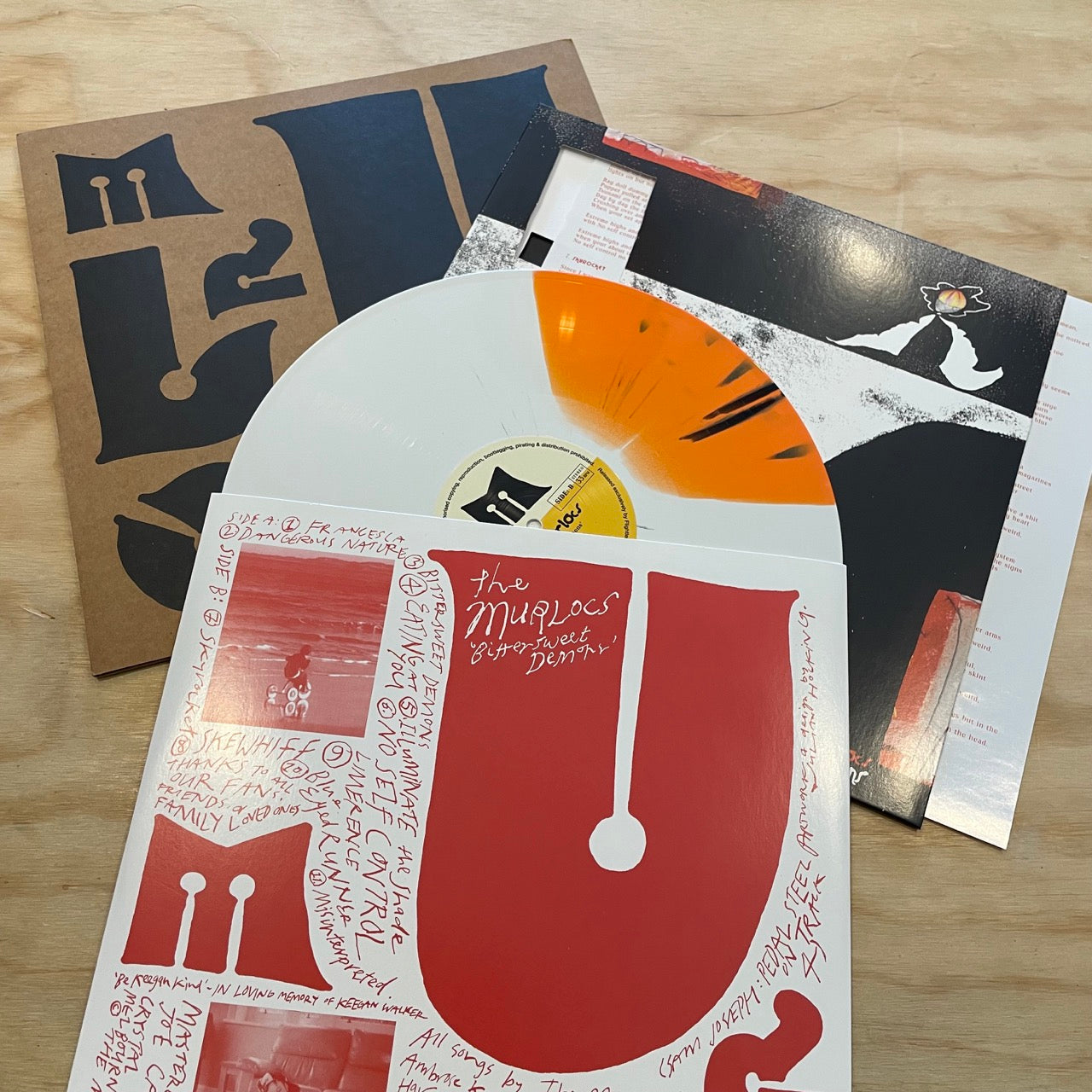 Bittersweet Demons (ltd "skewhiff" orange + cream with black splatter vinyl)