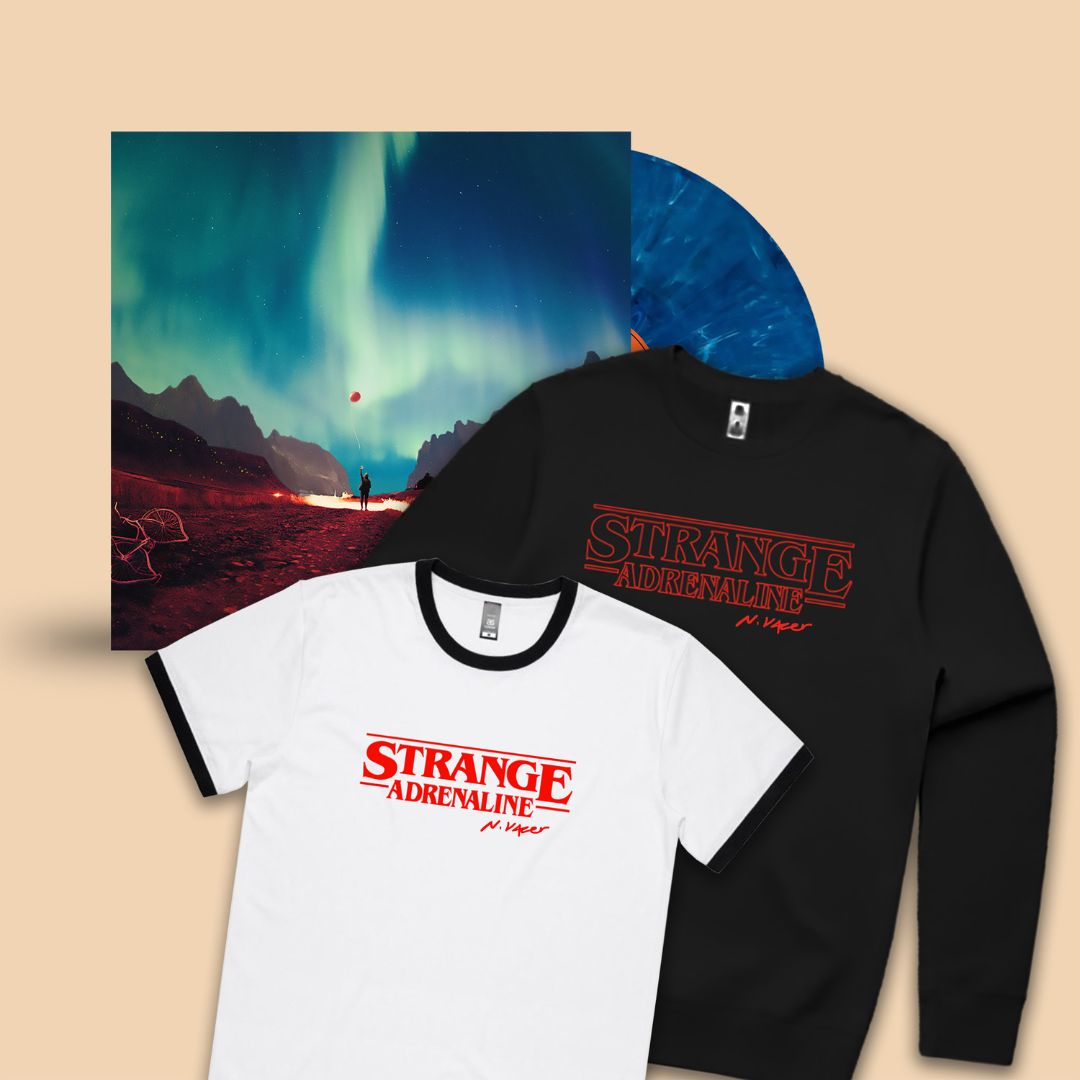 Strange Adrenaline Vinyl, Tee & Jumper Bundle