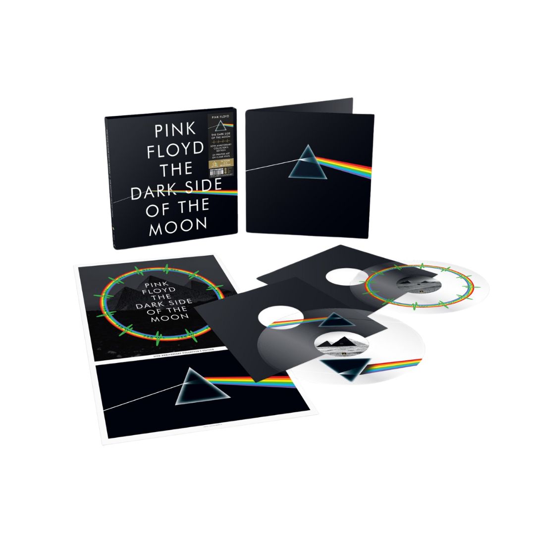 The Dark Side of The Moon (50th Anniversary 2LP UV Printed Clear Vinyl Collector's Edition