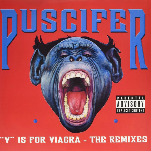 V is For Viagra - The Remixes (Black, Blue and Magenta Smush Vinyl)