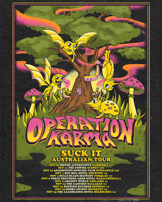 Operation Karma 'SUCK IT' Australian Tour Feat. Alarms and The Chans 16/11/24 (Live Gig Ticket)