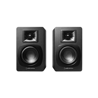 AT-SP3X Powered Bookshelf Speakers (With Optional LP60xBT)