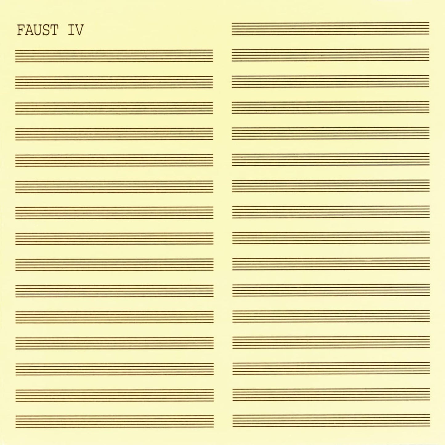 Faust IV (CD)