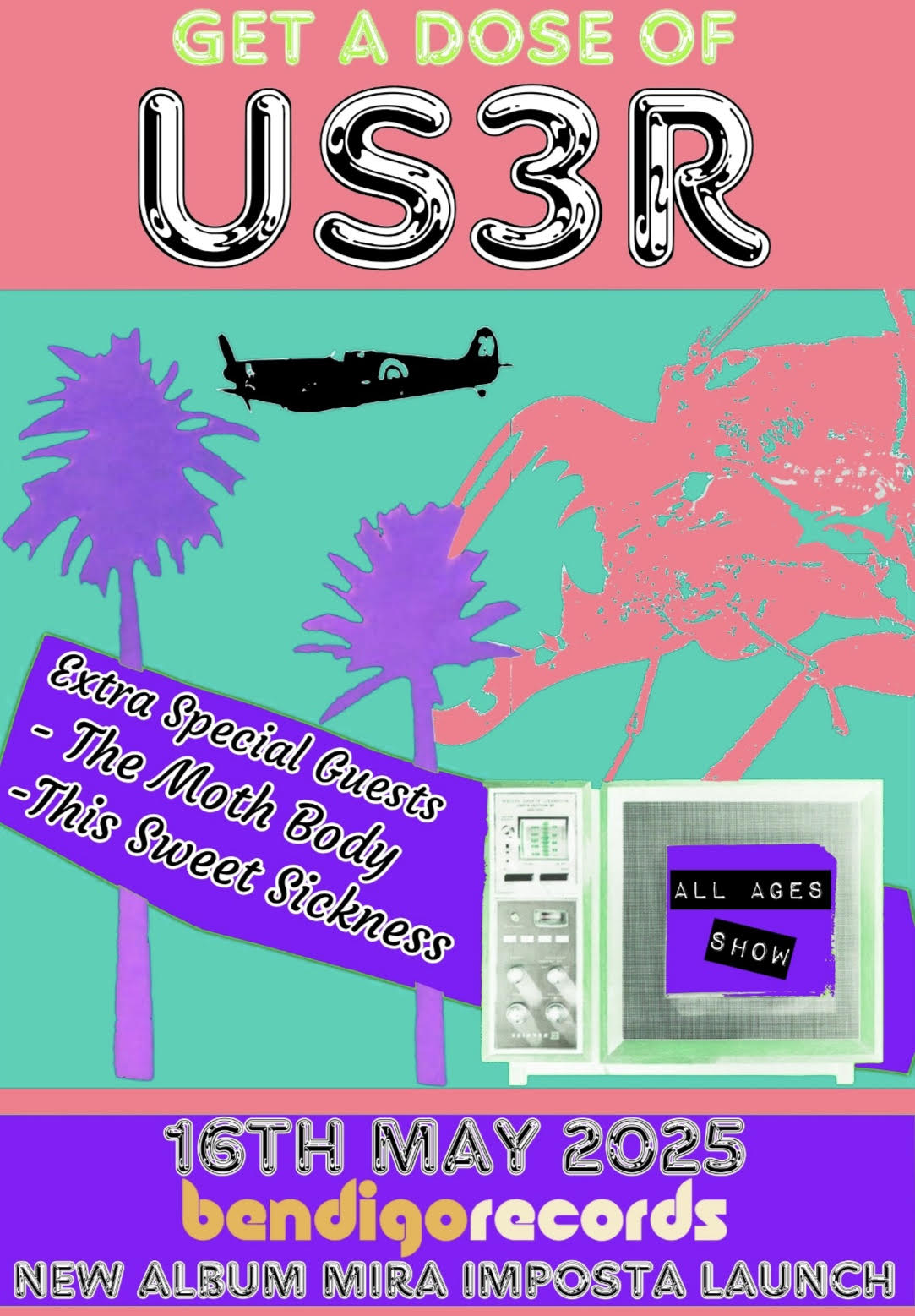 USER 'MIRA IMPOSTA' Album Launch Feat. The Moth Body + This Sweet Sickness 16/05/25