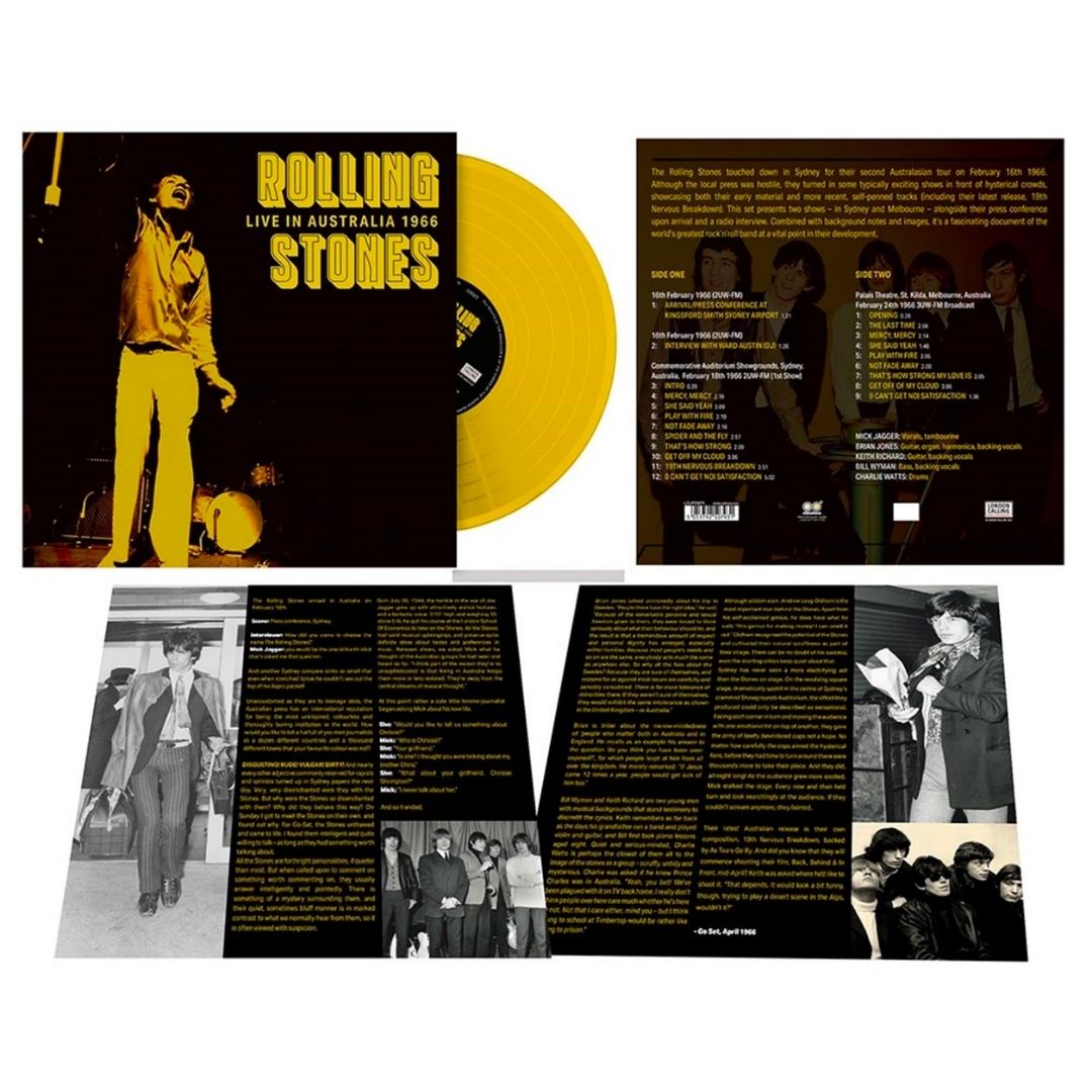 Live in Australia 1966 (Coloured Yellow Vinyl)